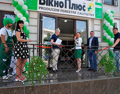 Компания "ВікноПлюс" открыла фирменный салон в Кишинев