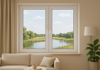 Двухстворчатые окна